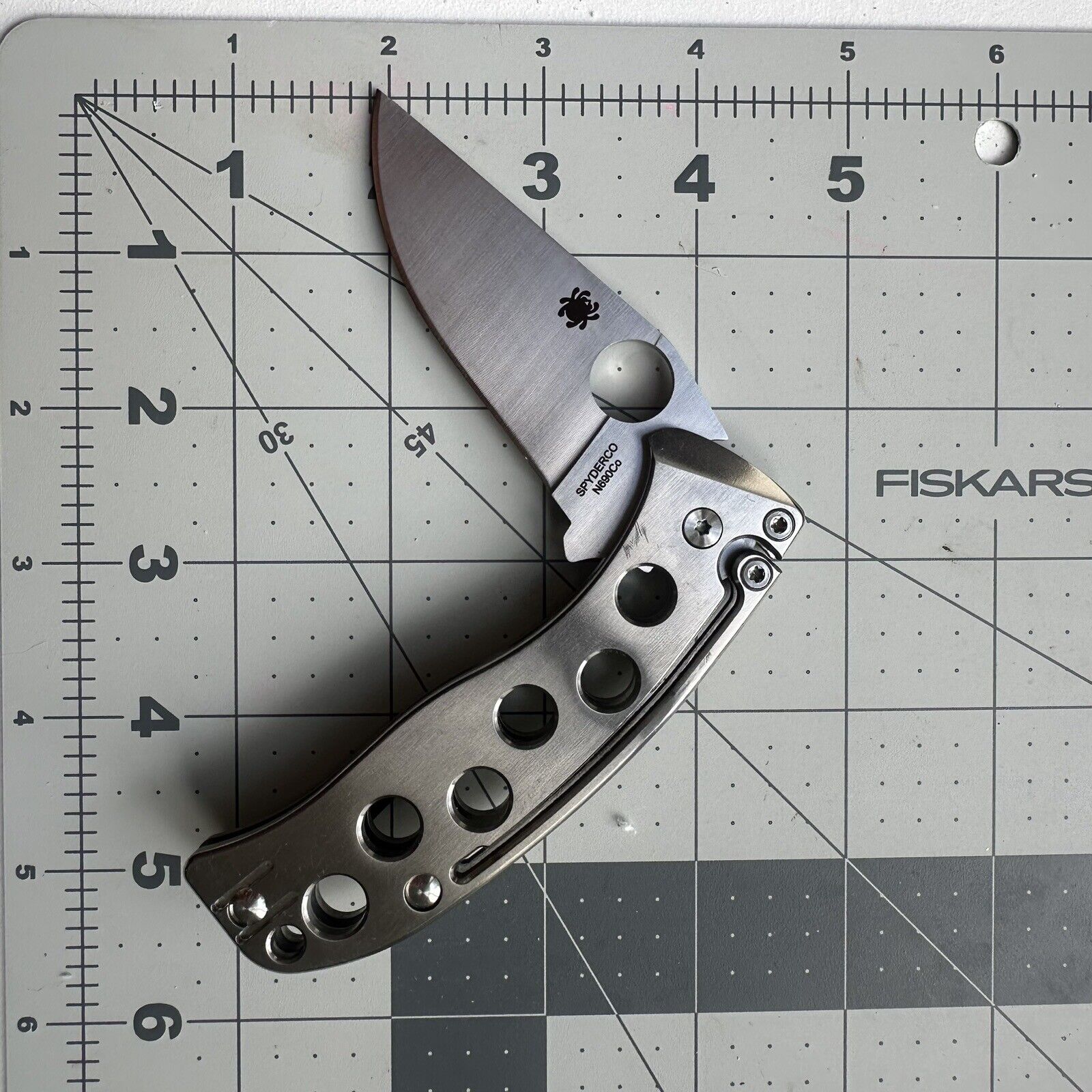 Spyderco PITS Slip Joint Knife 2.97in N690Co Blade with Titanium Handle