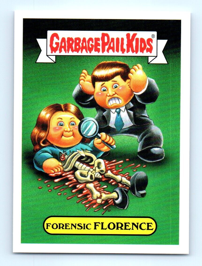 2016 Garbage Pail Kids GPK Forensic Florence #4B OF 6 Bones Parody