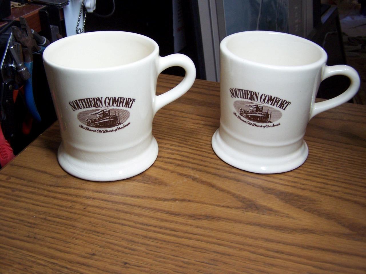 2 SOUTHERN COMFORT GRAND OLD DRINK OF THE SOUTH  Mugs cups