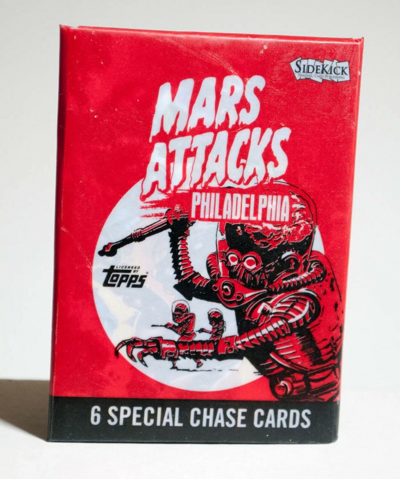 MARS ATTACKS Philadelphia Factory sealed 6 card wax pack of chase or rare cards