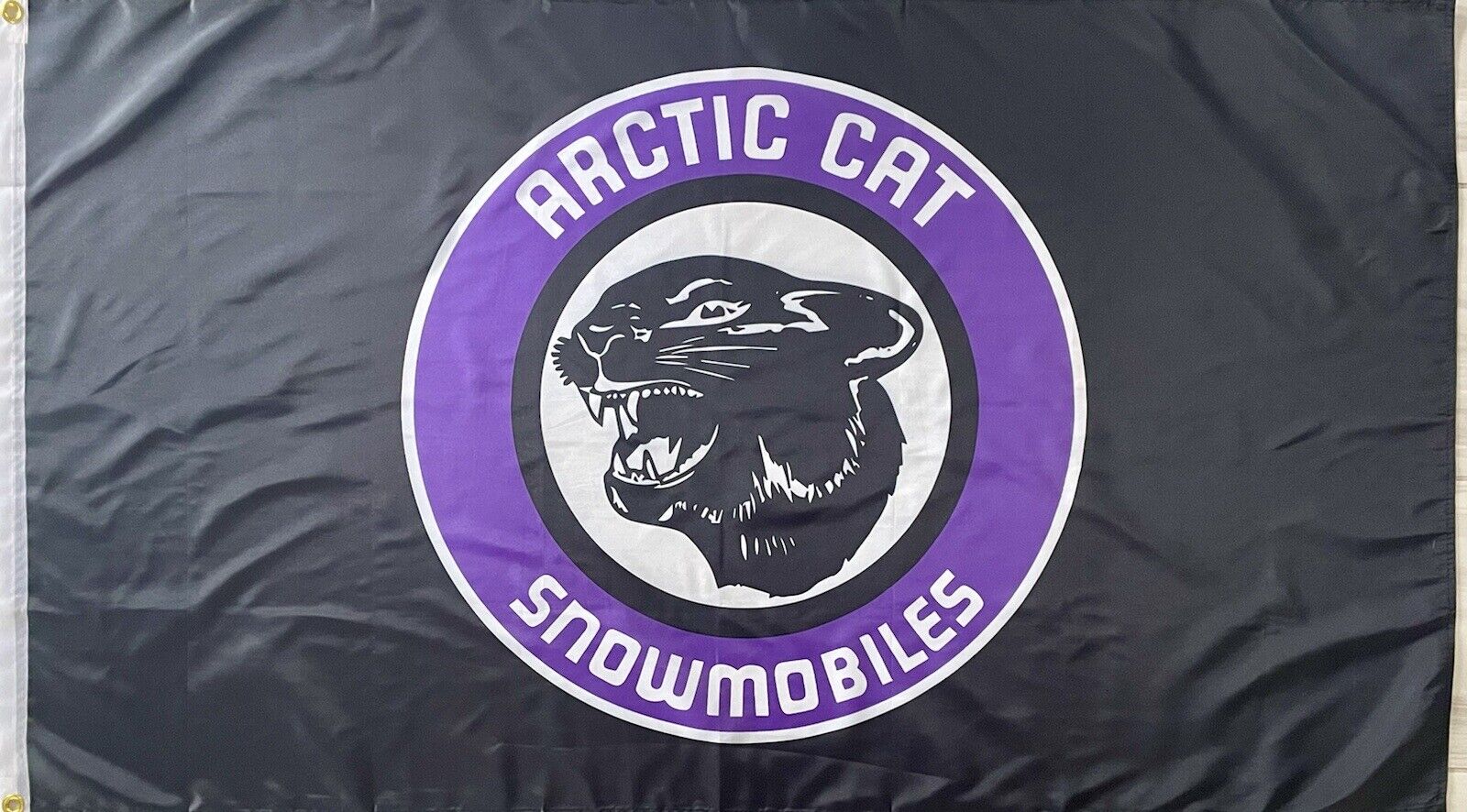 ARCTIC CAT FLAG BANNER FLAG SNOWMOBILE MAN CAVE GARAGE 3x5ft