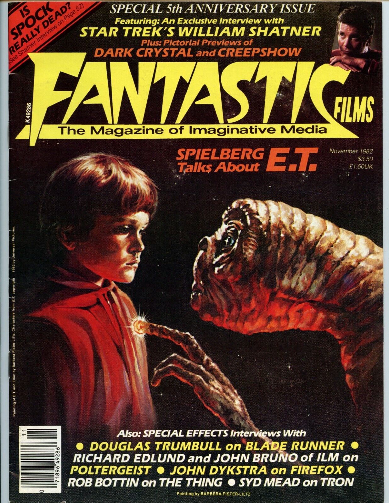 Fantastic Films #31 Magazine 1982 FN+ Blake Publishing ET Cover Sci-Fi