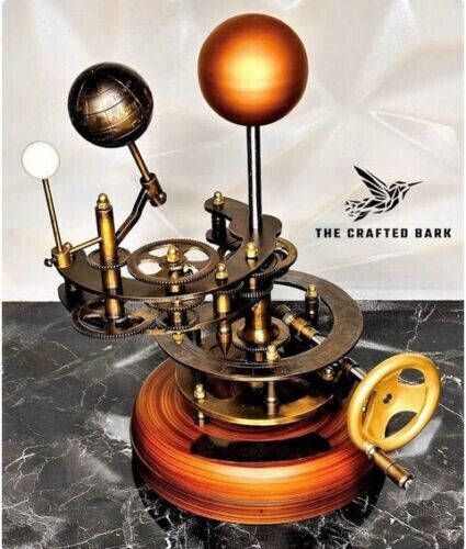 Celestial Majesty Unveiled The Captivating Tellurion Orrery - A Handcrafted Won