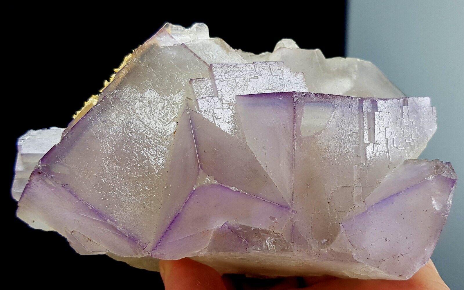 1022 Gram Top Quality Phantom Cubic Purple Flourite Crystal @ Baluchistan Pakist