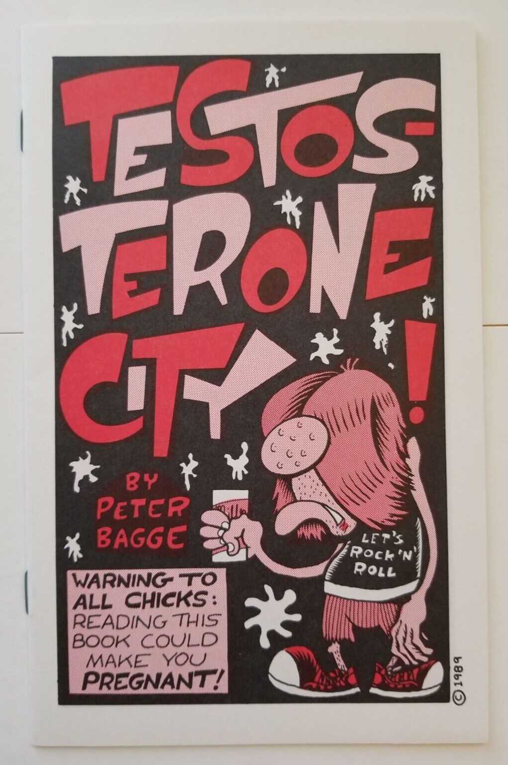 Testosterone City #1 by Peter Bagge ashcan (1994, Starhead Comix) HTF / Rare