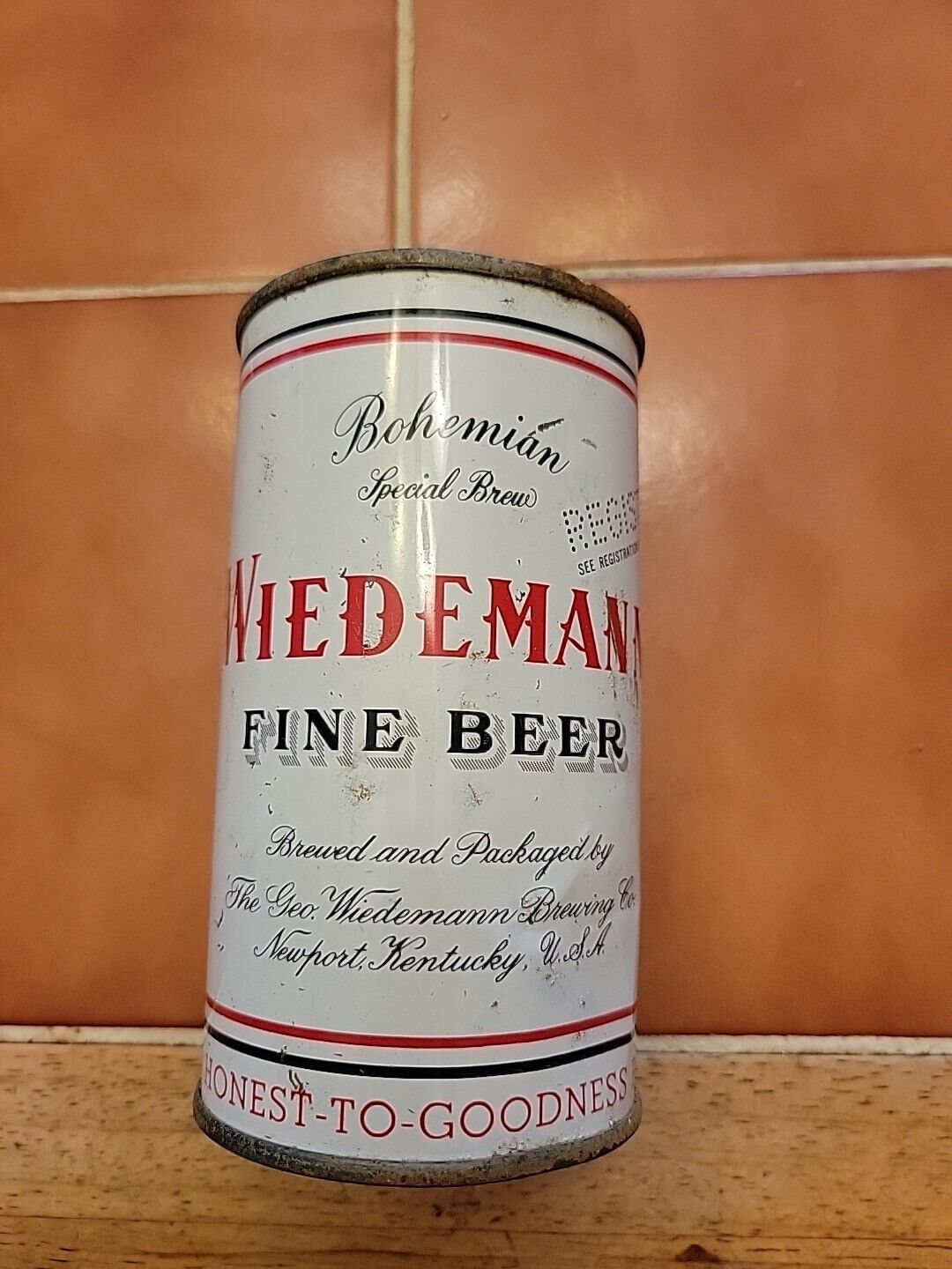 Wiedemann Flat Top Set Beer Can