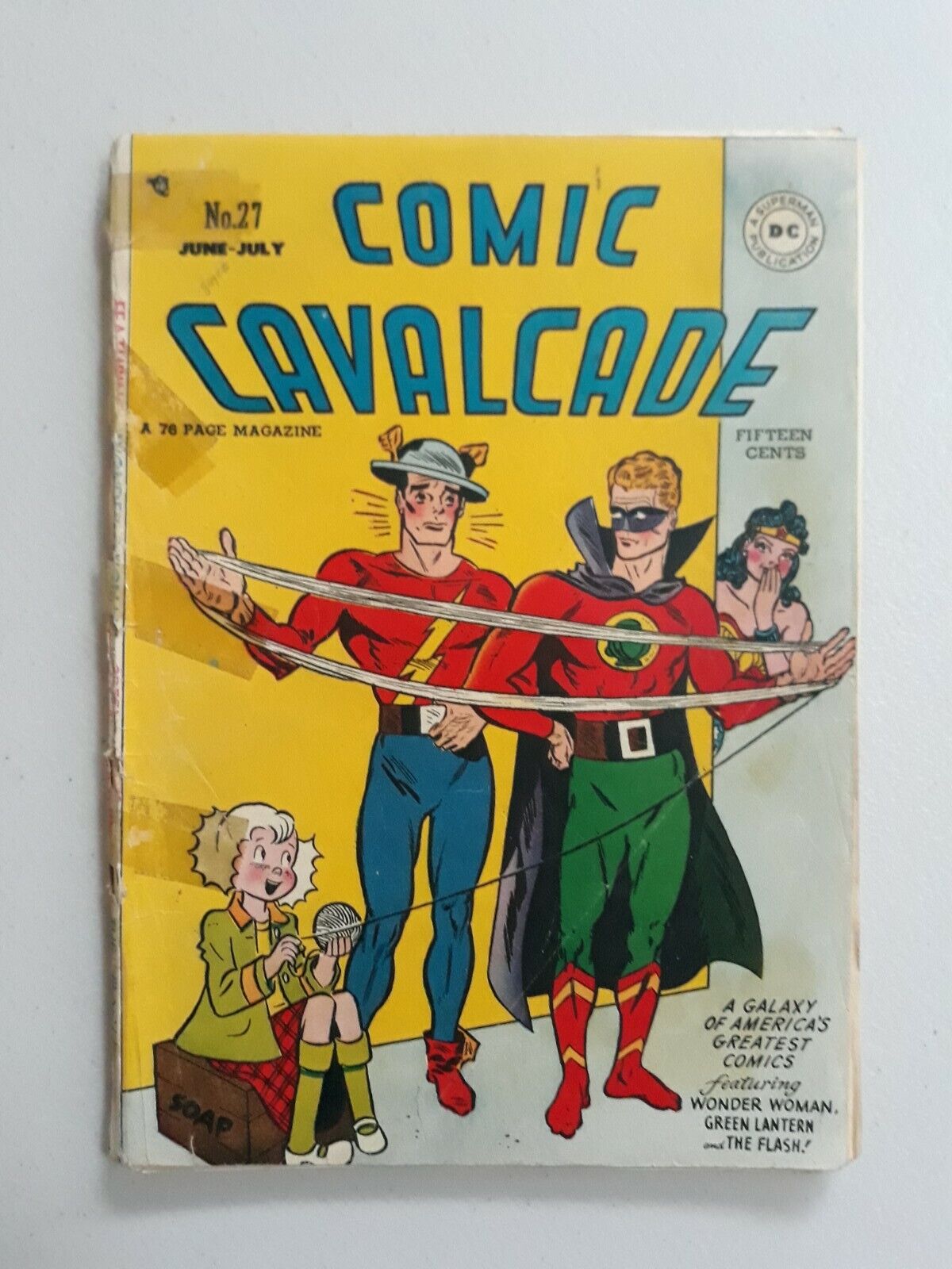Comic Cavalcade 27 DC 1948 Flash, Green Lantern, Wonder Woman, Scarce 