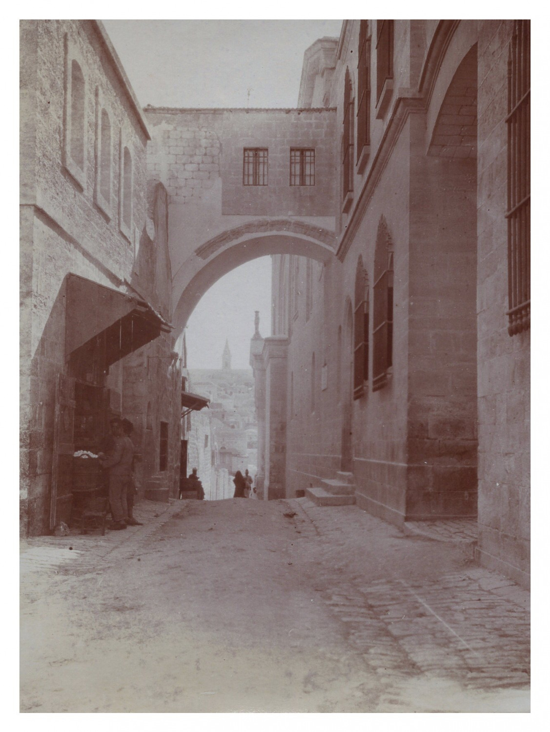 Palestine, Jerusalem, Ecce Gay Arch, Vintage Print, circa 1900 Print 