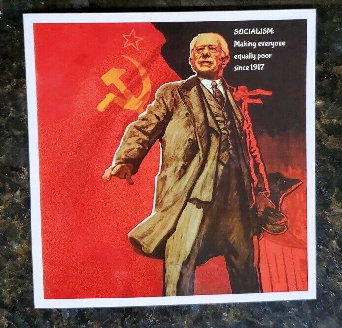 Bernie Sanders Vladimir Lenin Soviet Union socialism sticker CCCP / USSR 2020