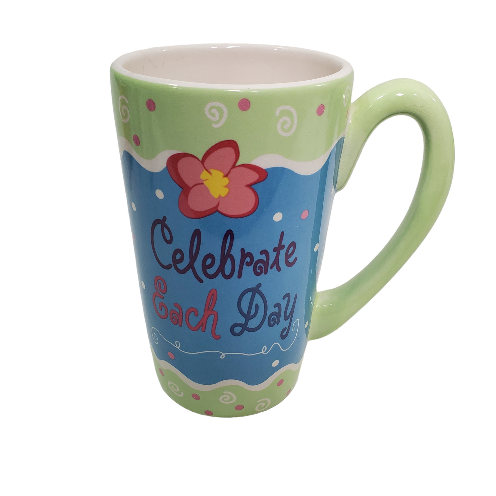 Ganz Celebrate Each Day Ceramic Coffee Tea Mug Cup 20 oz