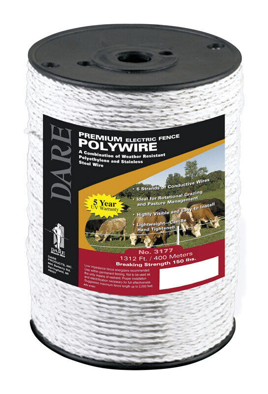 HEAVY DUTY POLYWIRE 400M (Pack of 1)