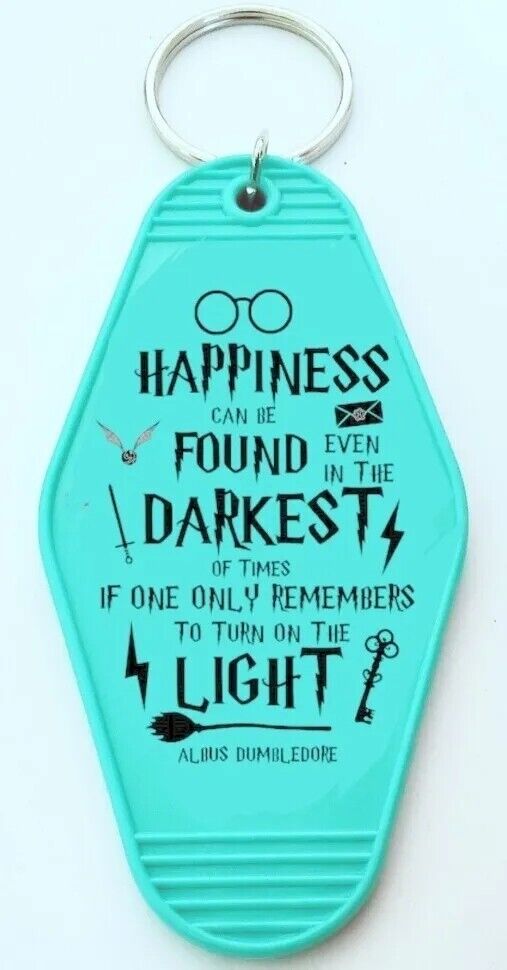 Harry Potter Inspiration Quote Keychain
