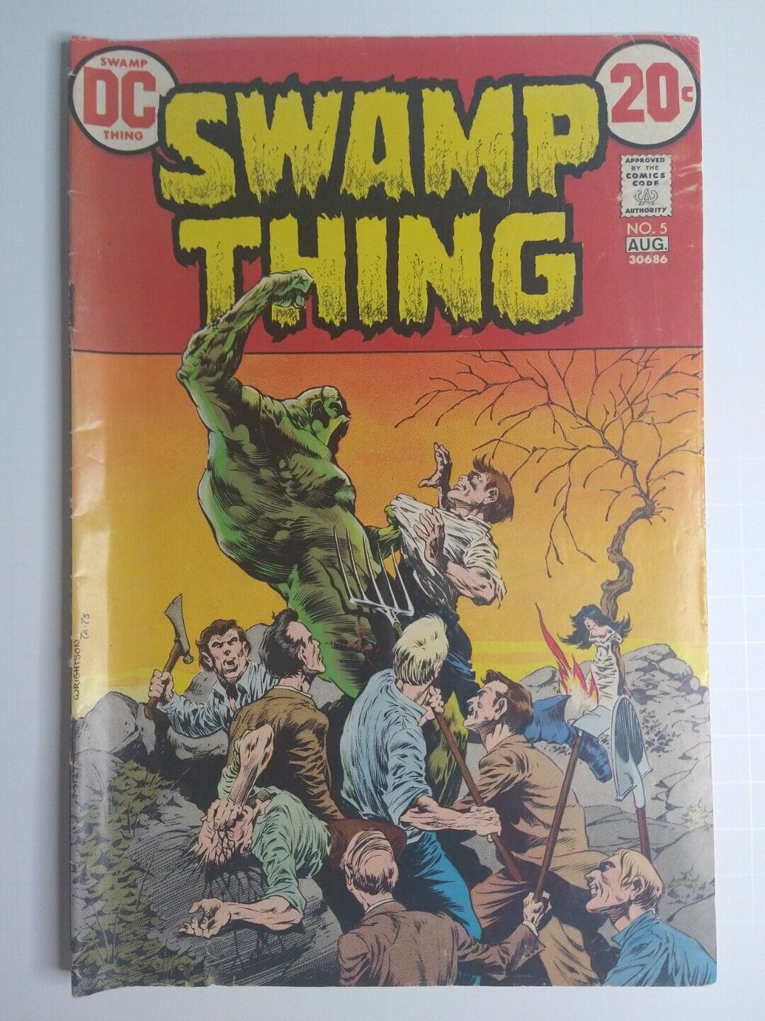 DC Comics Swamp Thing #5 Gains Ability to Regenerate Damage/Severed Limbs FN 6.0