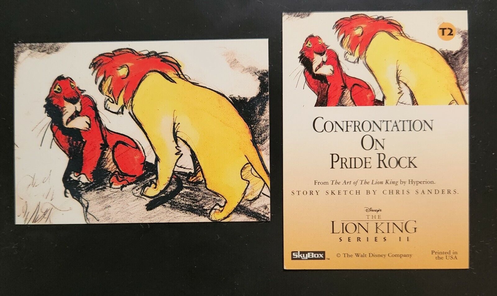Lion King Series II Thermography Art Chase Insert Card T2 Skybox