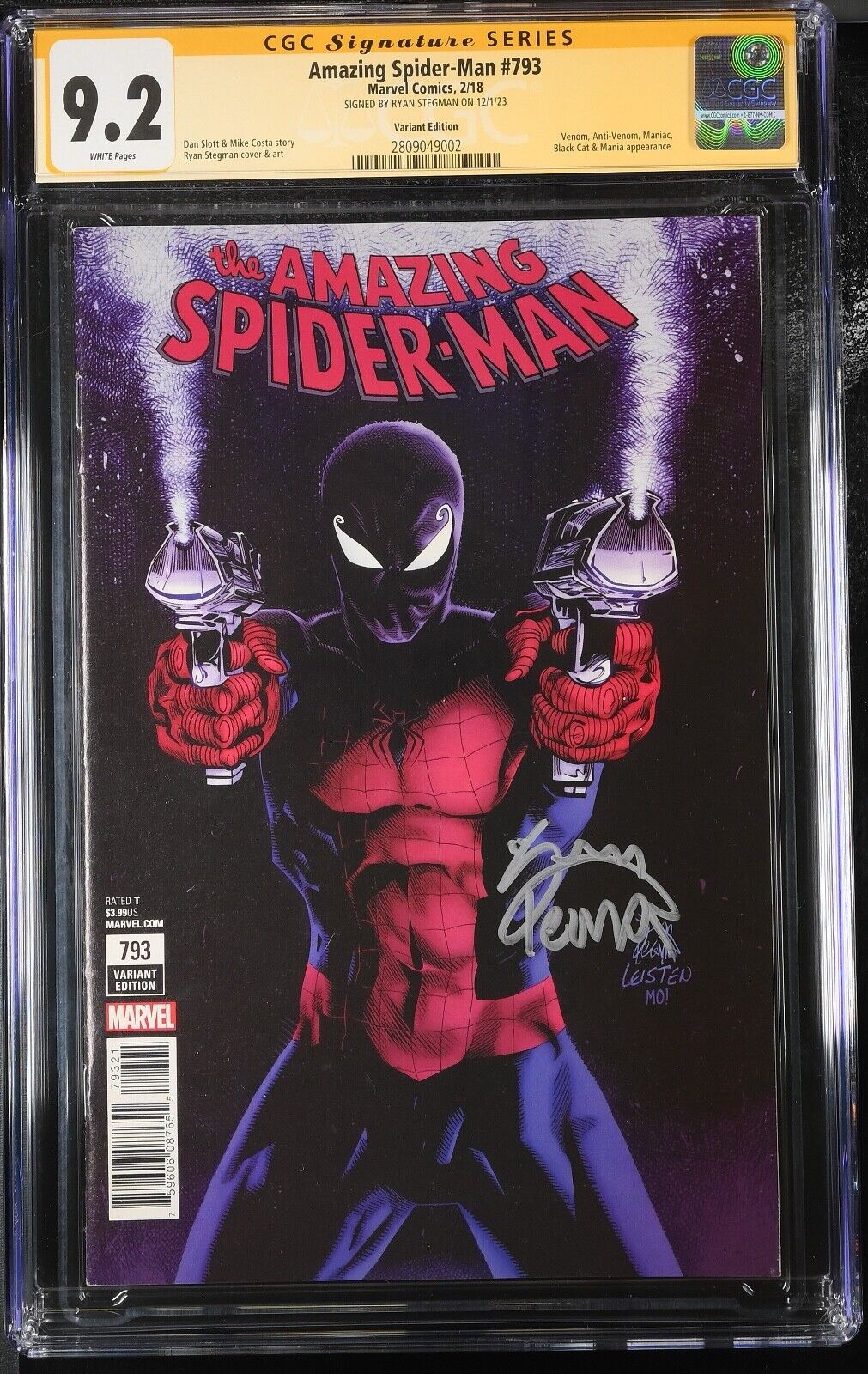 Amazing Spider-Man #793, CGC NM- 9.2, Ryan Stegman Signature Series