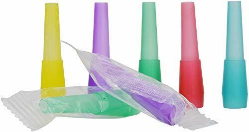 100 Disposable BPA  Free Plastic Mouth Tips Individually Wrapped