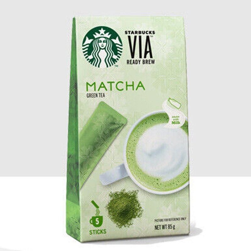 Starbucks Japan VIA Tea Essence MATCHA Green SBUX Stick Type 17g 5-Sticks Macha