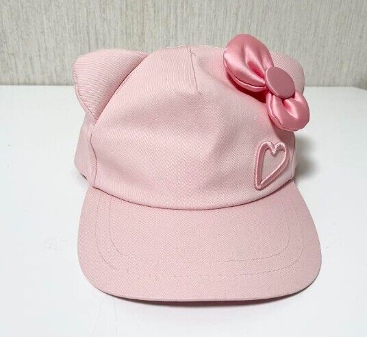 USJ Exclusive Hello Kitty Cap Hat Pink ribbon Universal Studios Japan