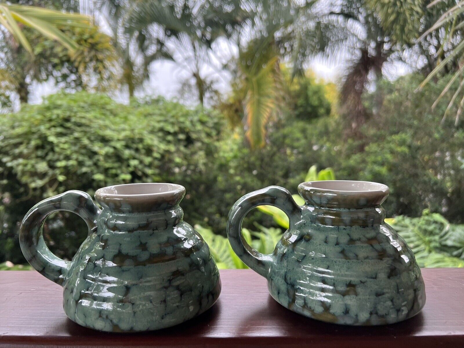 Westwood Ceramic No-spill Turquoise Coffee Mug Set
