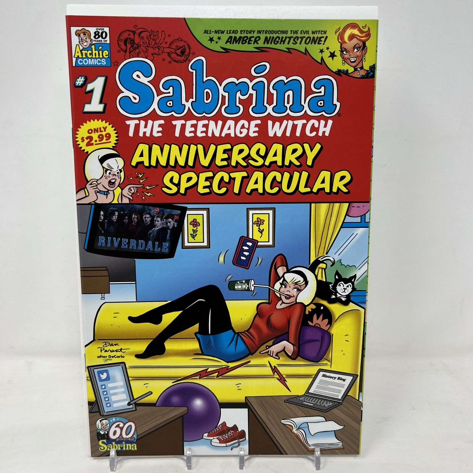 Sabrina The Teenage Witch Anniversary Spectacular 1 Dan Parent Story art & Cover