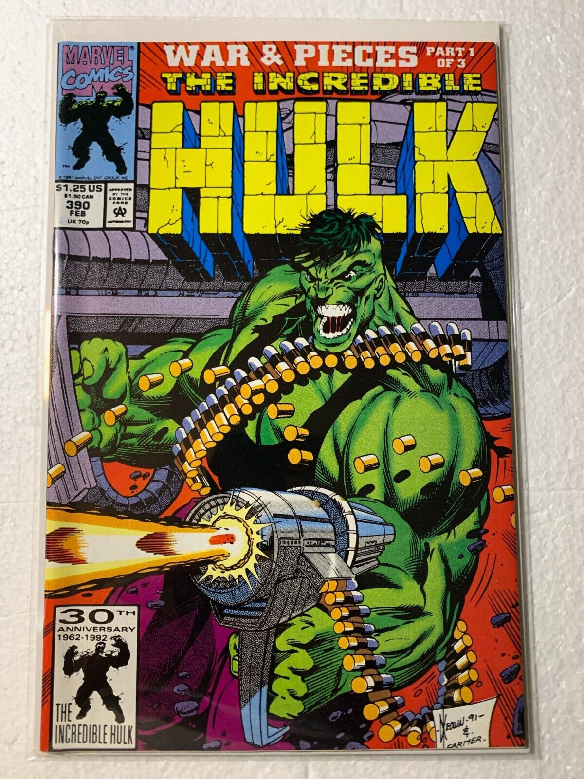 Incredible Hulk #390 NM 1990 MARVEL COPPER AGE