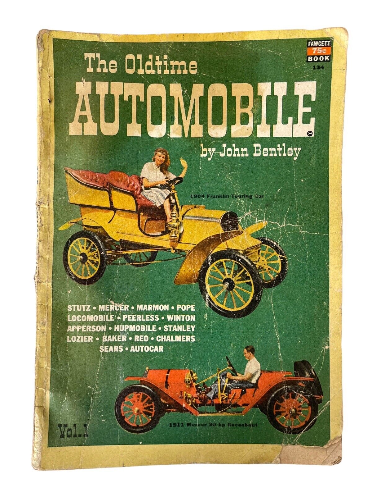 The Oldtime Automobile by John Bentley Book Volume 1 Used