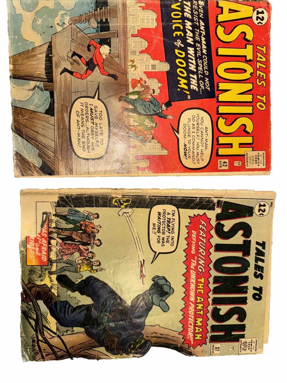 Vintage 1960s Silver Age Comics Tales of Astonish #42~37