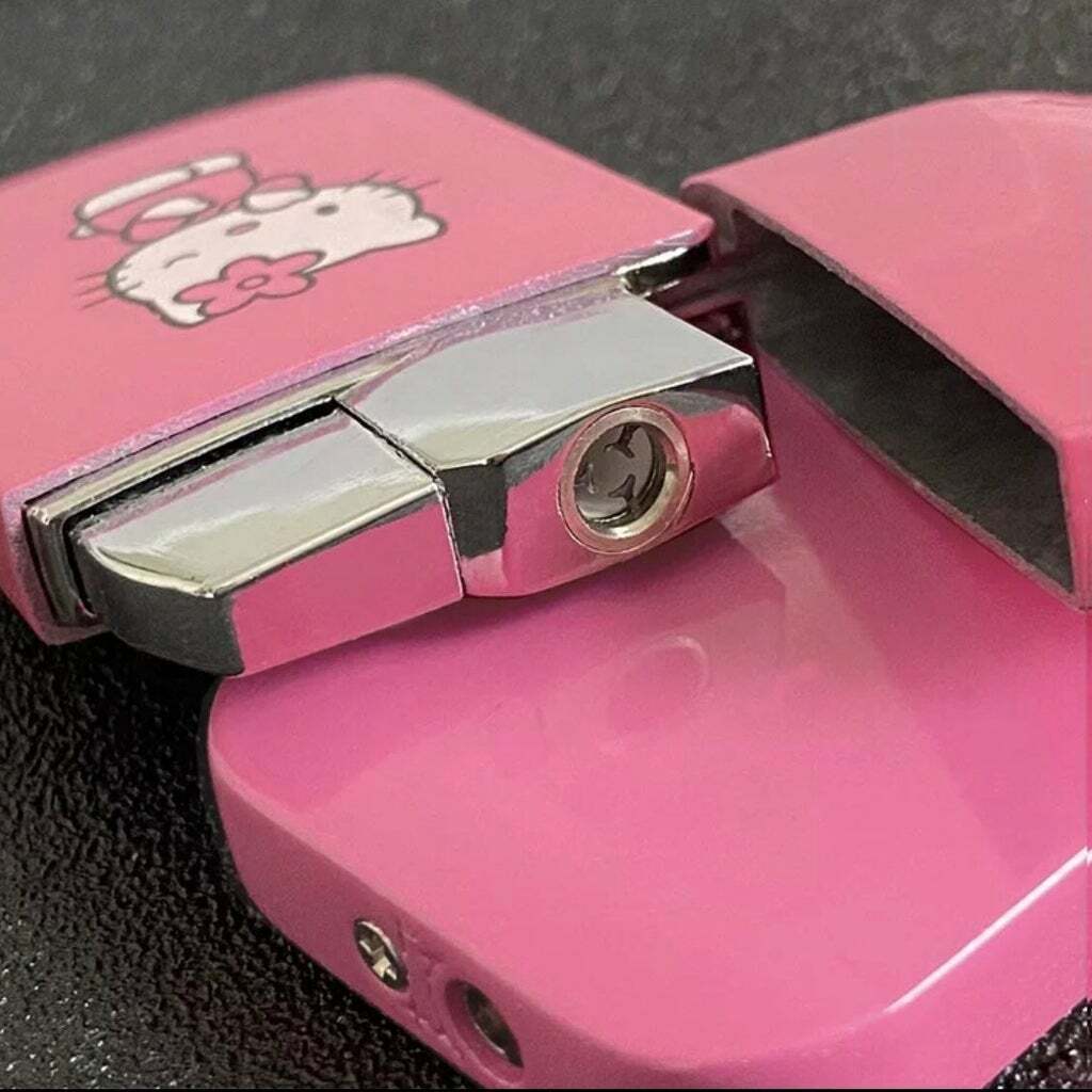 Japanese Kawaii Hello Kitty Lighter Pink Flame For Women Girls Torch USA Seller