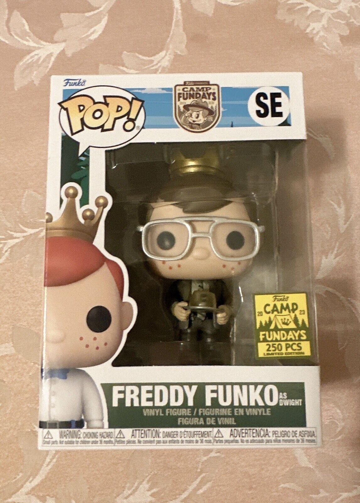 ULTRA RARE SDCC 2023 CAMP FUNDAYS FREDDY AS DWIGHT THE OFFICE 250PCS