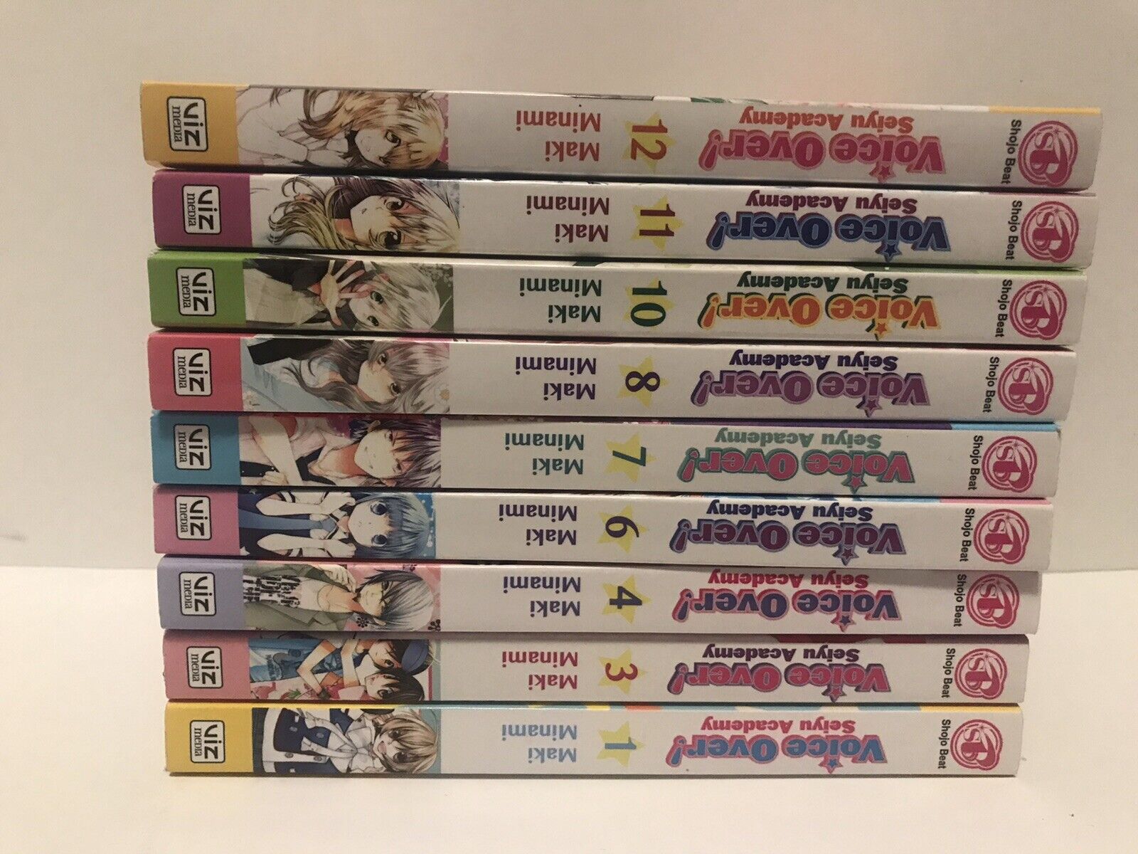 Voice Over Seiyu Academy Manga Lot Vol 1, 3-4, 6-8,  10-12