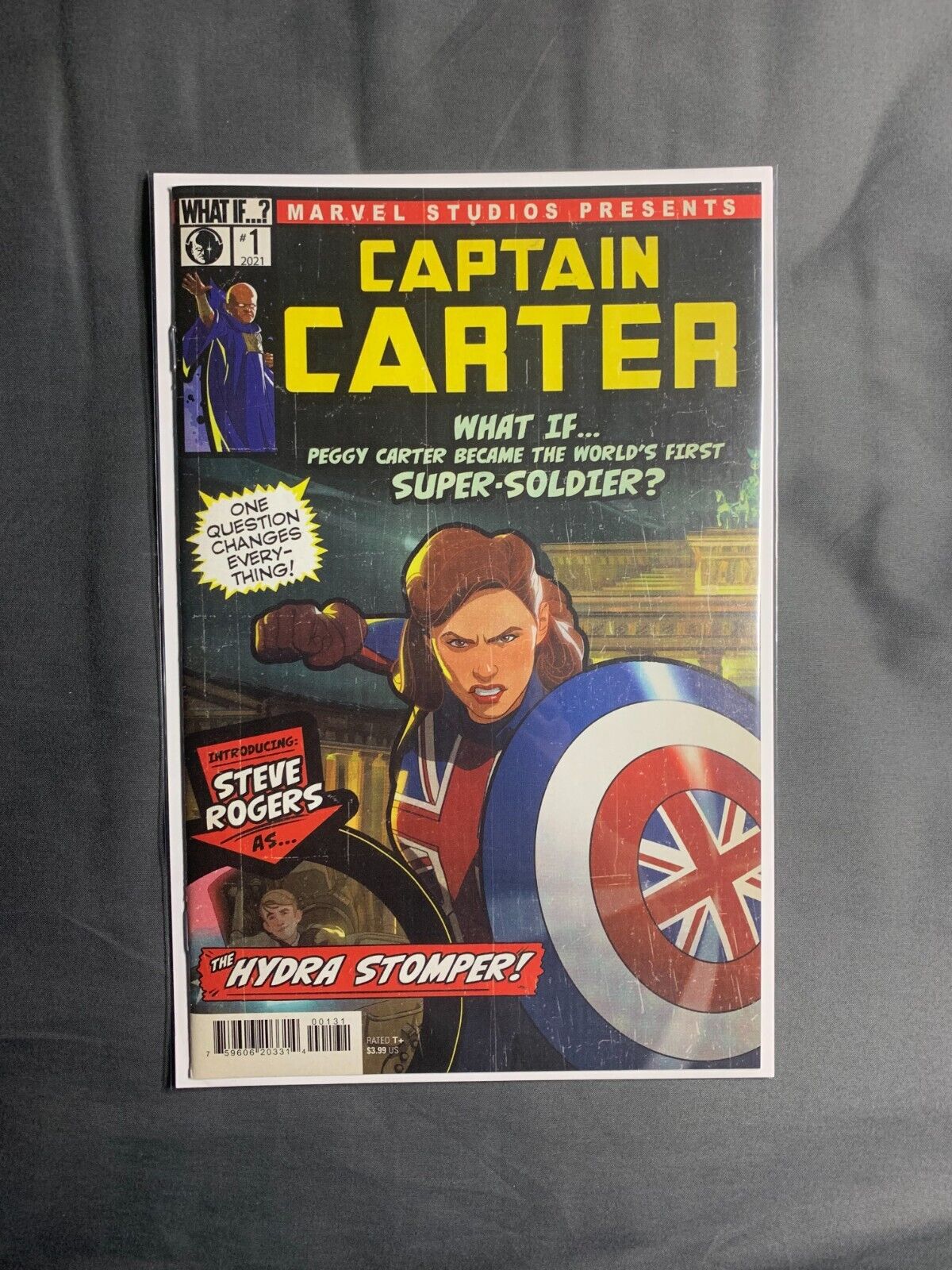 Captain Carter 1 (2021) 1:25 Animation Variant - What If? - Gemini Top Loader NM