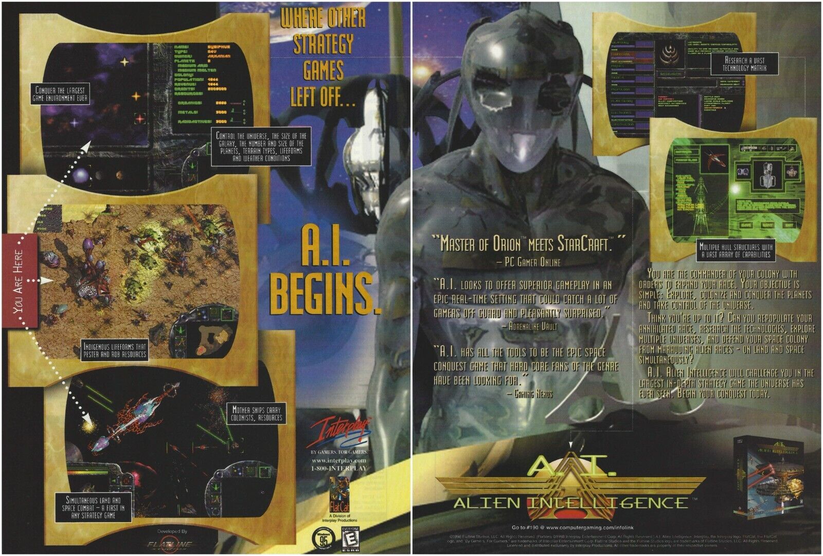 Alien Intelligence Print Ad/Poster Art PC Big Box (B)