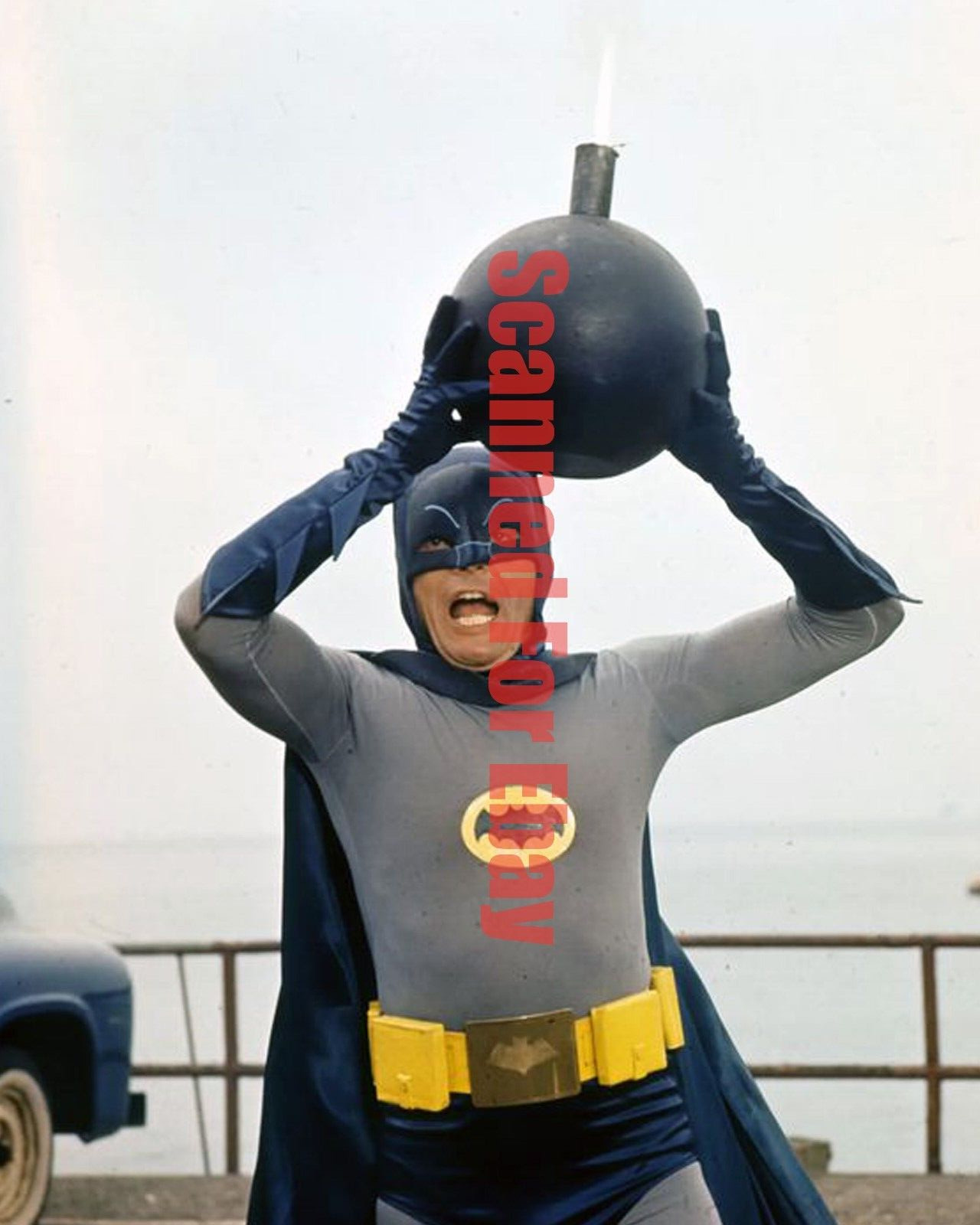 Batman 1966 TV Show Running With Bomb Scene 8x10 Photo + 