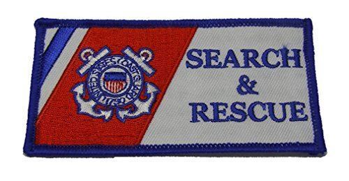 USCG COAST GUARD SEARCH AND RESCUE FLAG PATCH SEMPER PARATUS SAR MARITIME