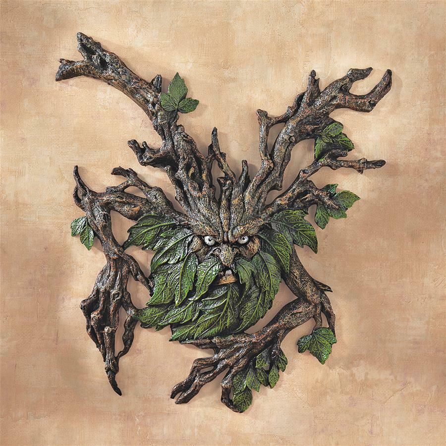 Shape Shifters Folklore Mystical Forest Tree Ent Greenman Wall Sculpture
