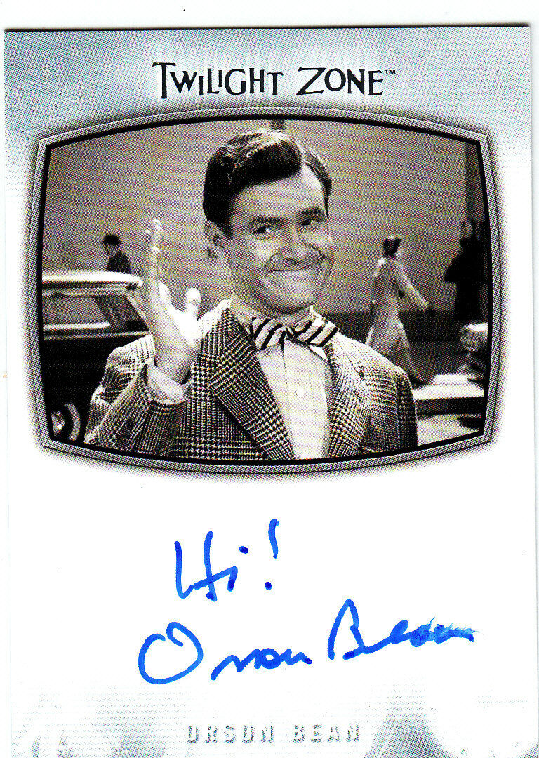2020 The Twilight Zone Archives Orson Bean Inscription Autograph AI-27 