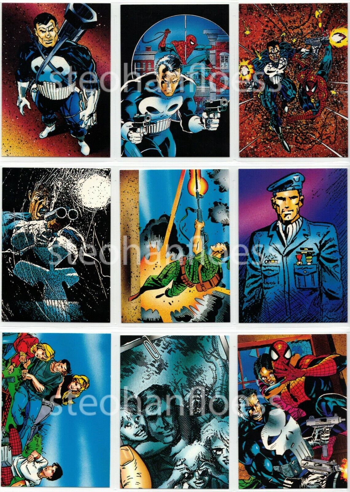 1992 Comic Images Punisher War Journal Entry You Pick the Card Finish Your Set