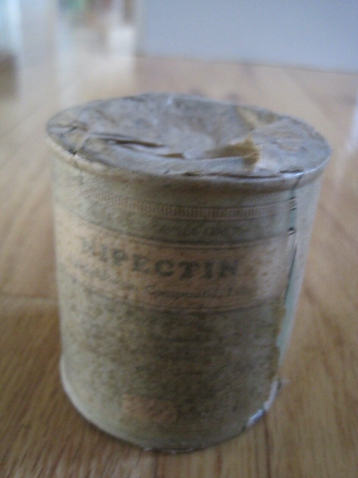 Nipectin Tin Medicine Lily Co. W/ Paper Sheath Vintage