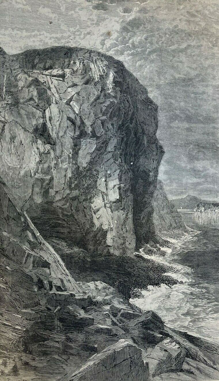 1872 Mount Desert Schooner Head Cave of the Sea Echo Lake Dog Mountain
