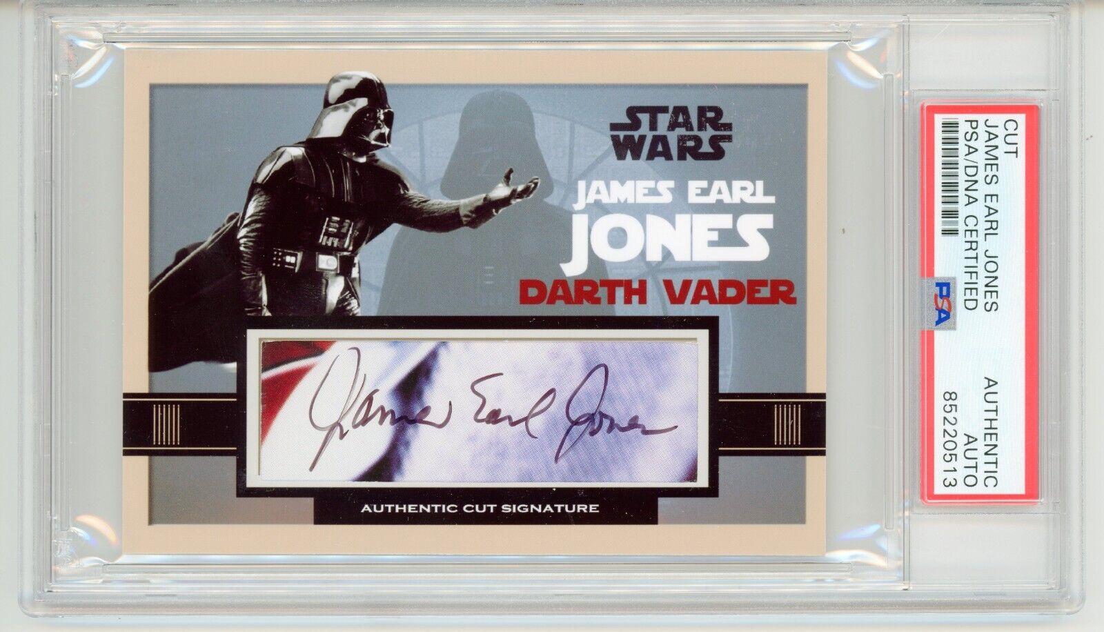James Earl Jones (Darth Vader) ~ Signed Autographed Star Wars Card ~ PSA DNA