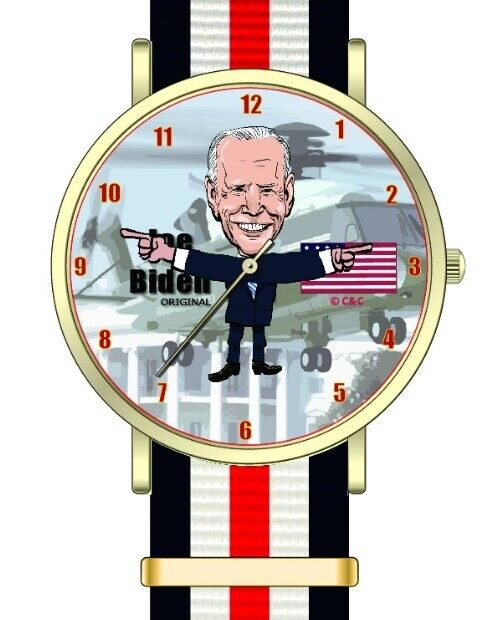 President Joe Biden Collectible Caricature Watch