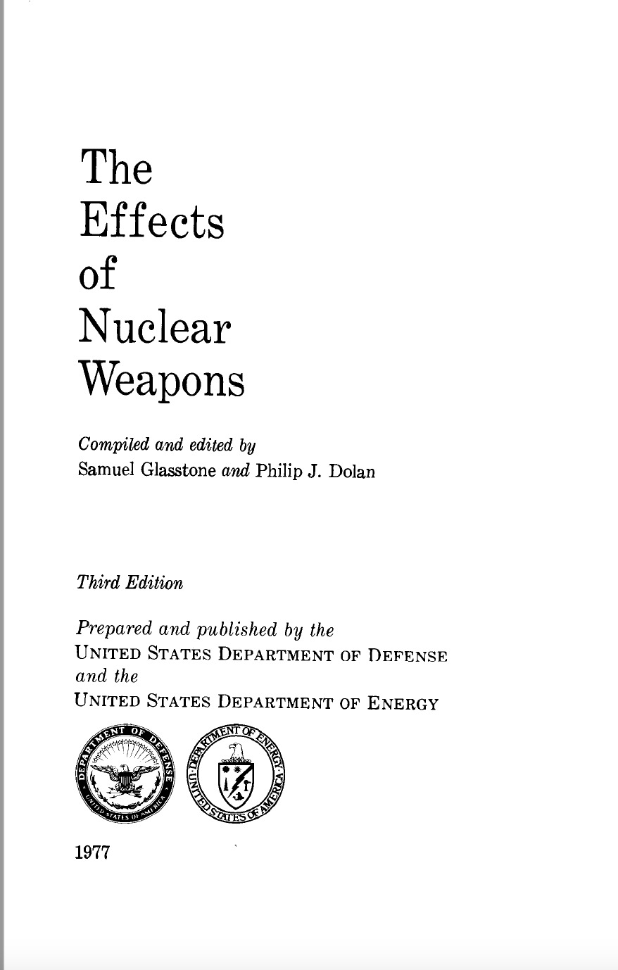 660 Page 1977 The Effects of Nuclear Weapons Third Edition Manual on Data CD