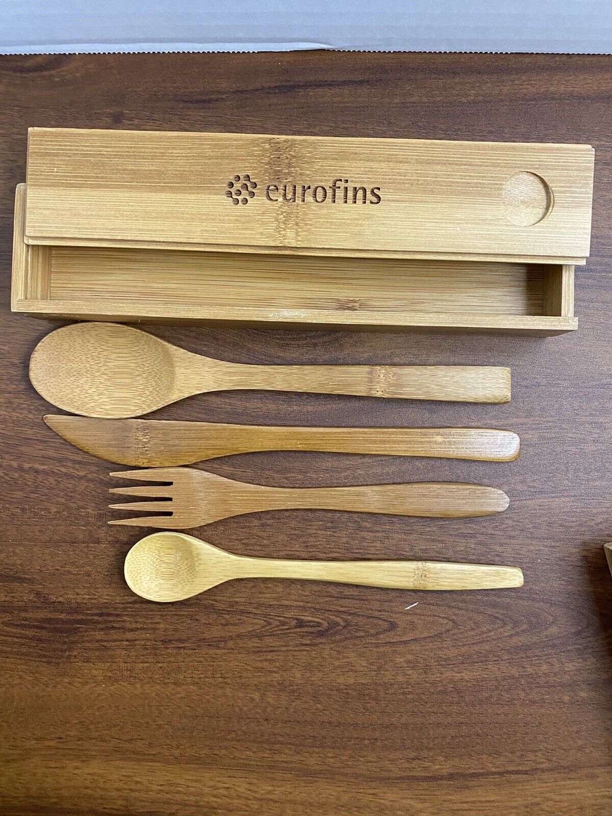 pharmaceutical drug rep collectibles eurofins genetic testing co.wooden flatware