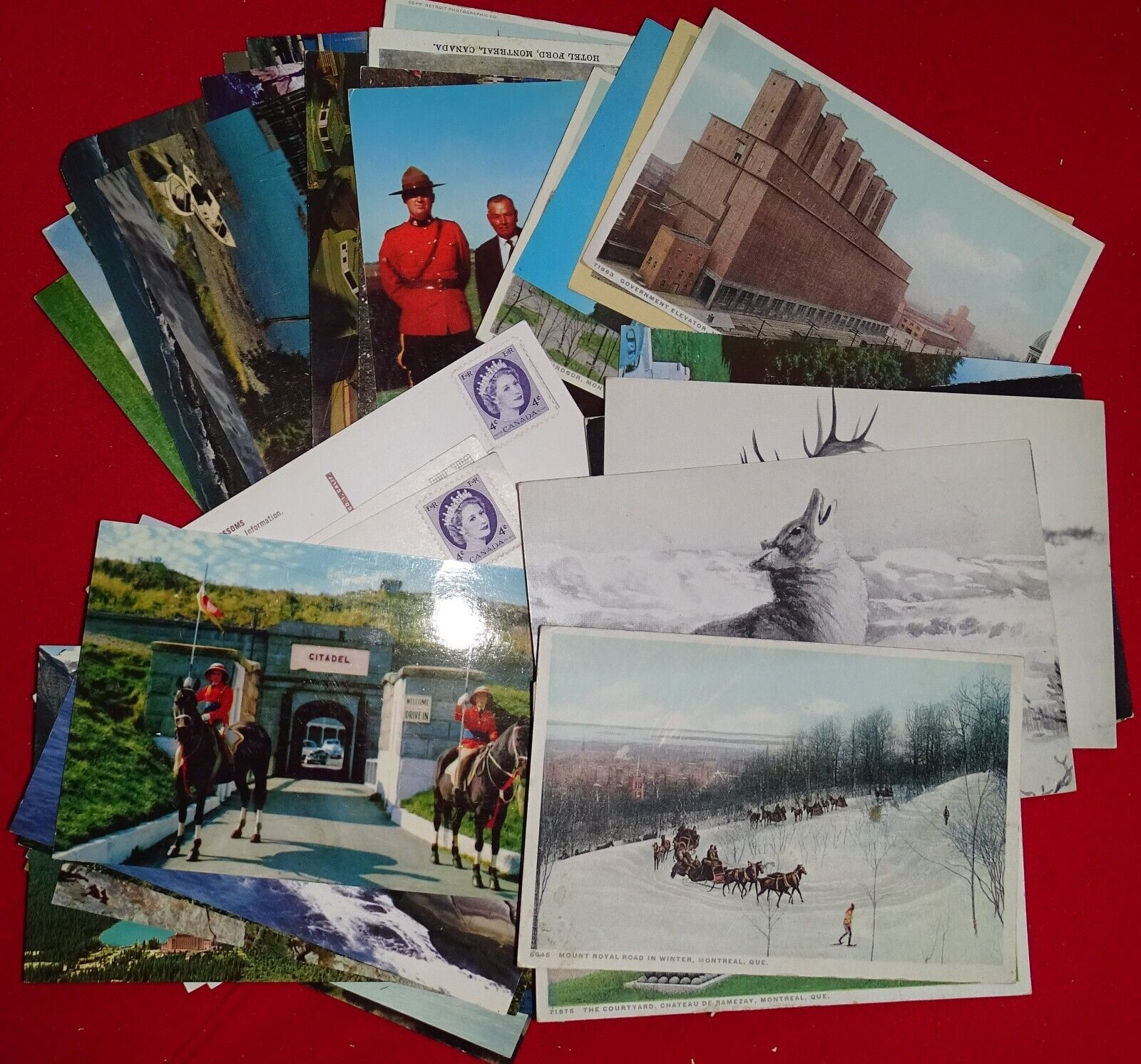 42 Postcards of Canada 1910s-1960s