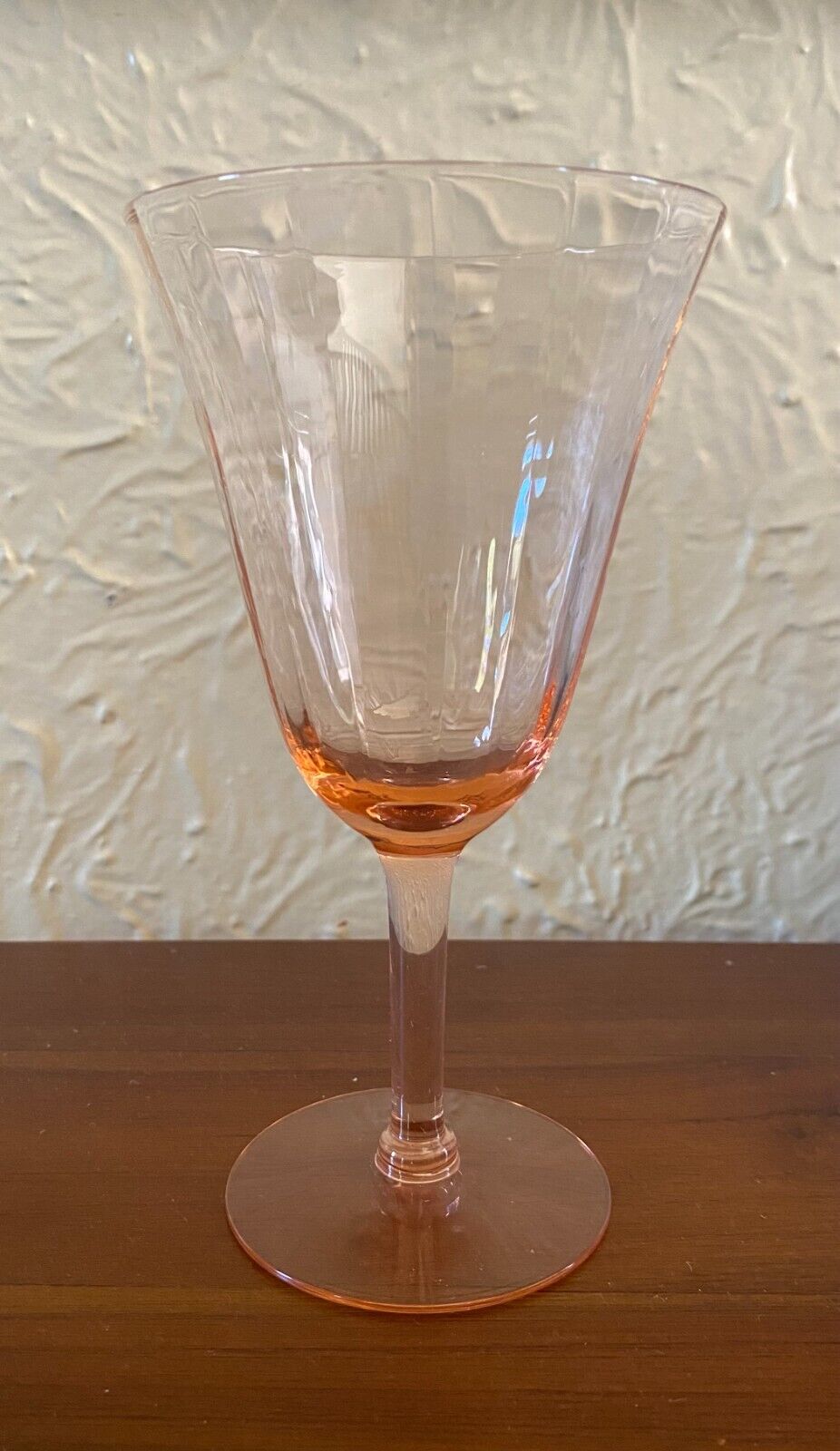 Vintage Pink Depression Wine Glasses Only The Floral & Plain Variations Are Left