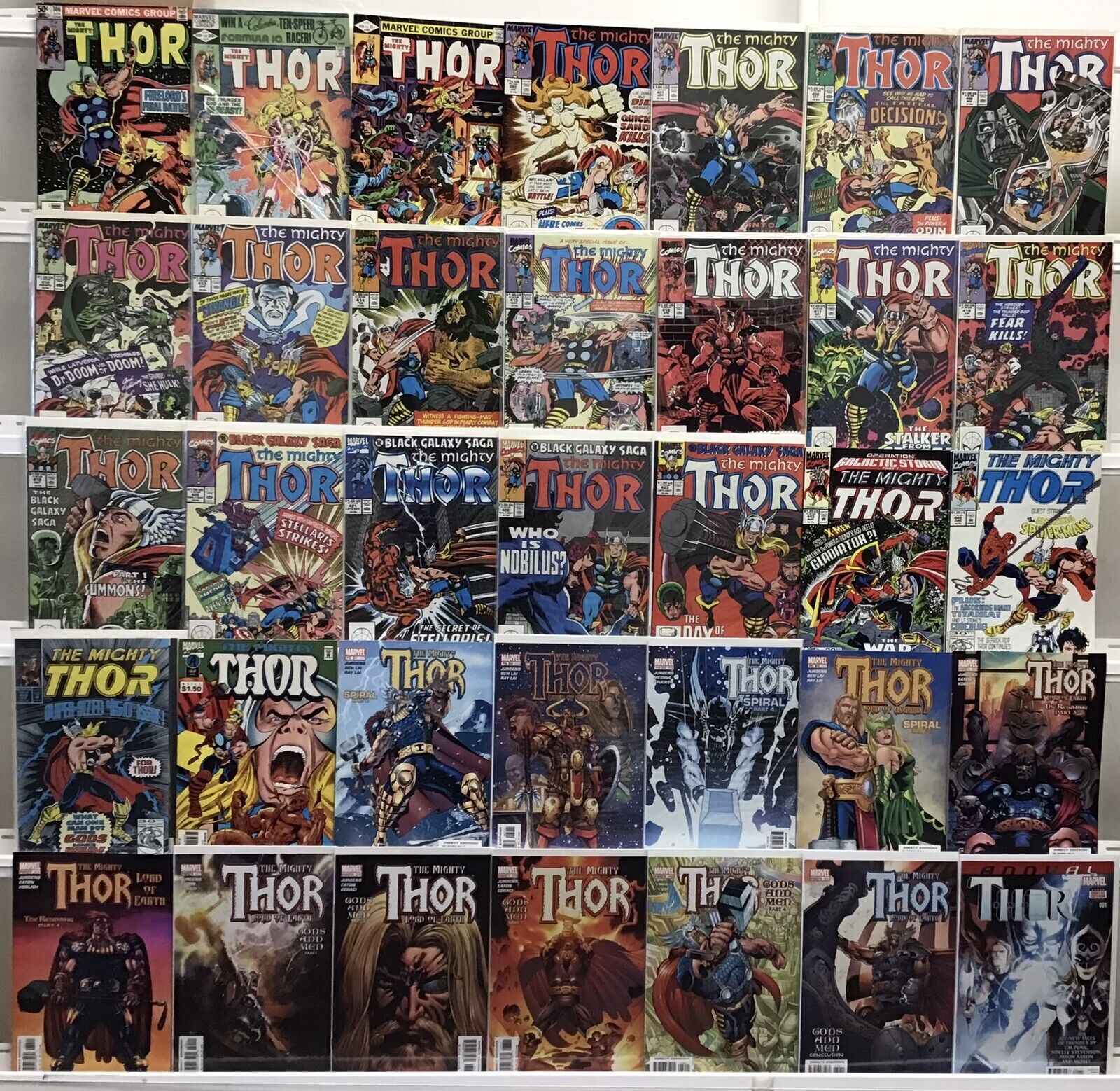 Marvel Comics - The Mighty Thor Plus Annual - Comic Book Lot Of 35