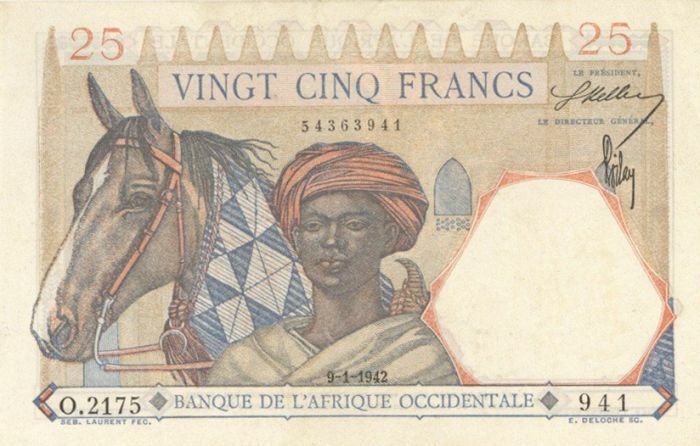French West Africa - P-2f - Foreign Paper Money - Paper Money - Foreign