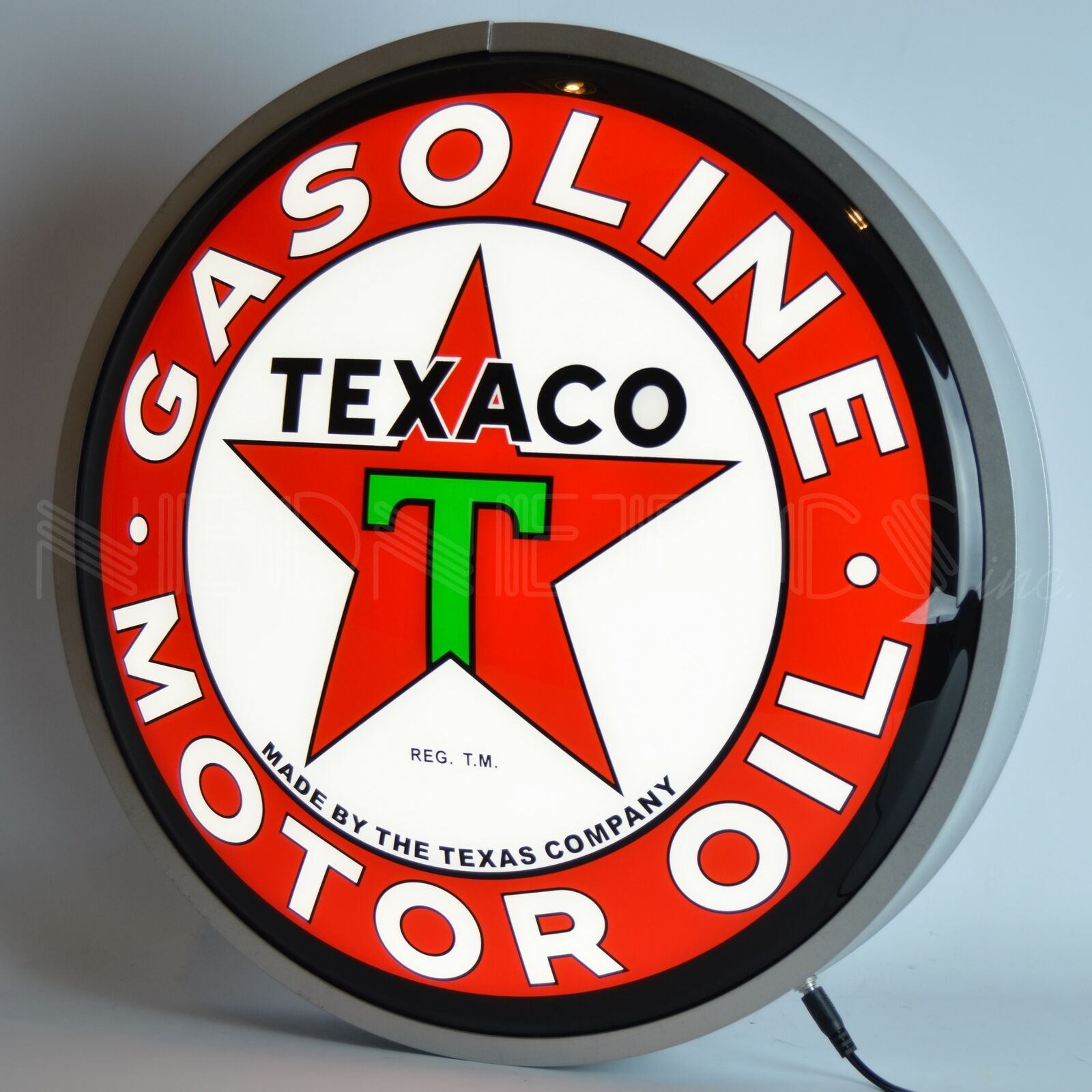 Texaco Motor Oil Backlit Led Banner Neon Light Sign 15\