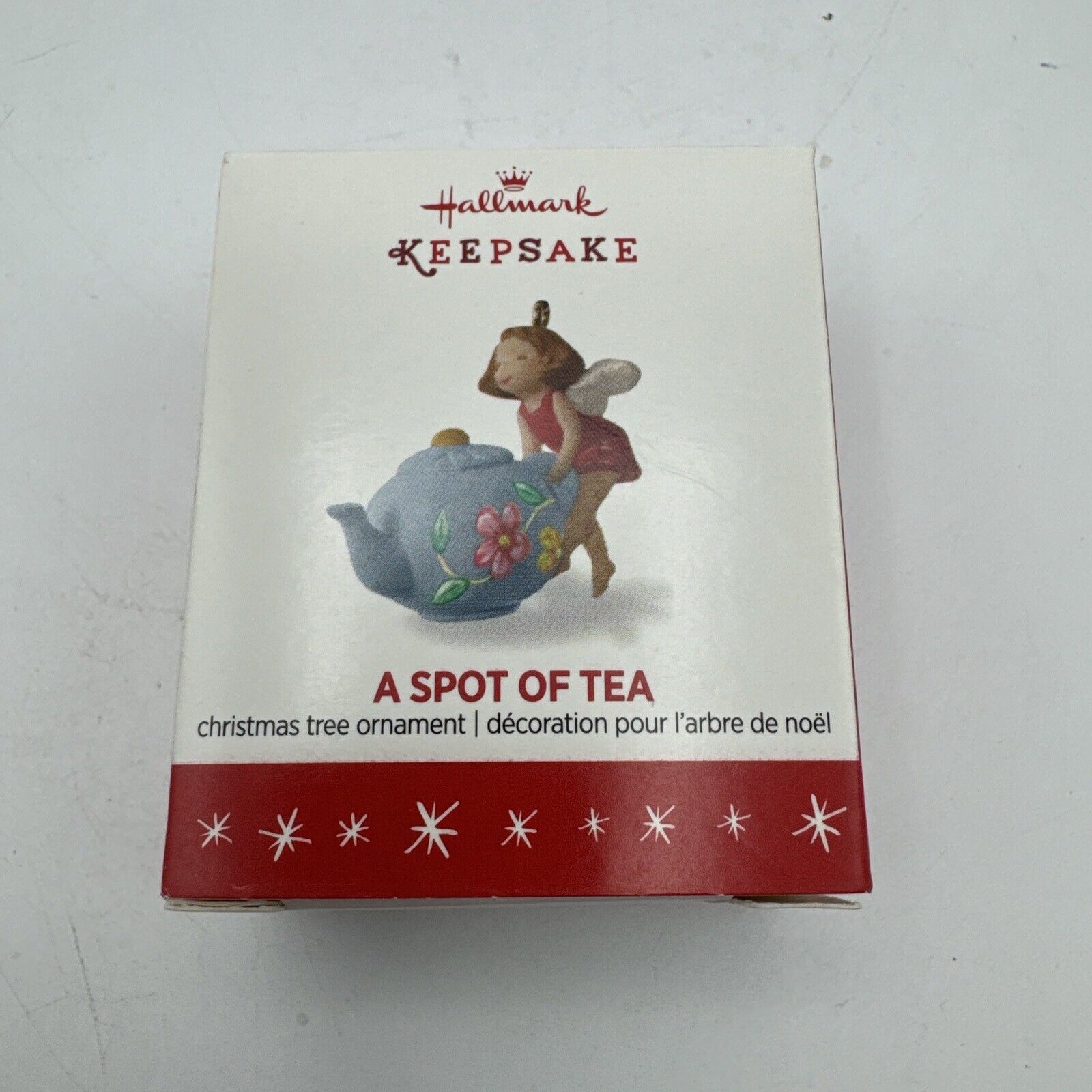 Hallmark A SPOT OF TEA 2016 Fairy Miniature Keepsake Ornament MINI Teapot Pixie