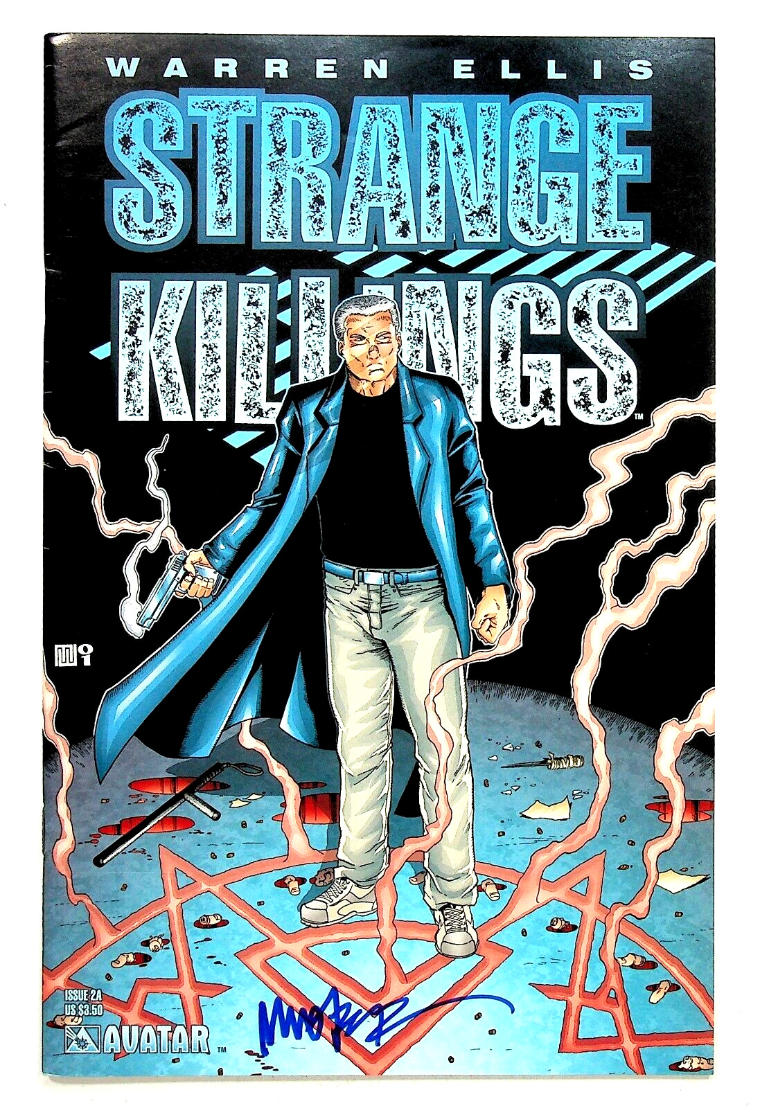Strange Killings #2A Signed by Mike Wolfer Avatar Comics